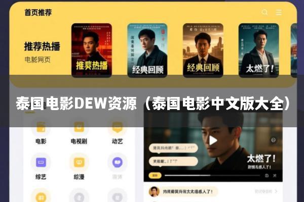 泰国电影DEW资源(泰国电影中文版大全)