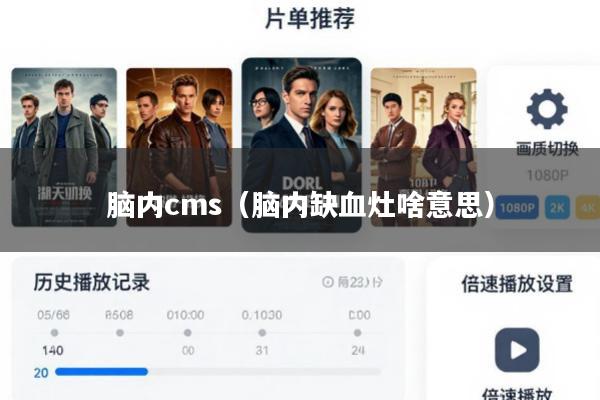 脑内cms(脑内缺血灶啥意思)