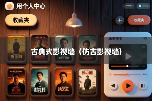 古典式影视墙(仿古影视墙)