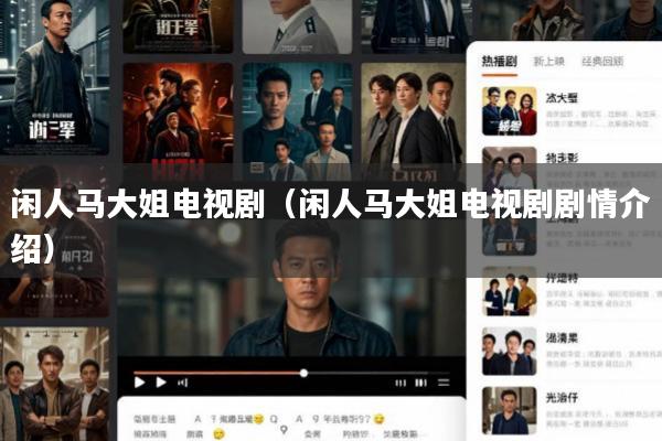 闲人马大姐电视剧(闲人马大姐电视剧剧情介绍)