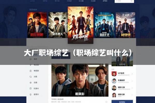大厂职场综艺(职场综艺叫什么)