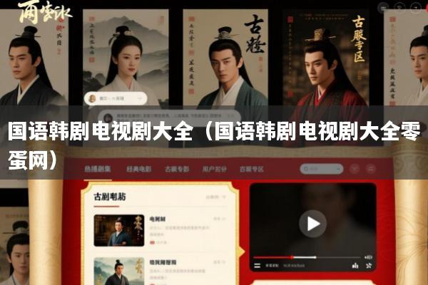 国语韩剧电视剧大全(国语韩剧电视剧大全零蛋网)