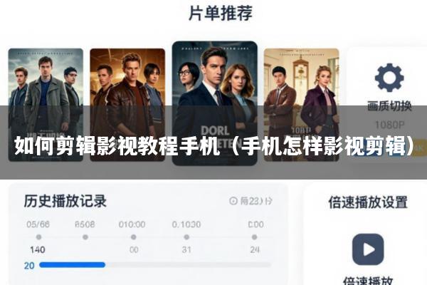 如何剪辑影视教程手机(手机怎样影视剪辑)