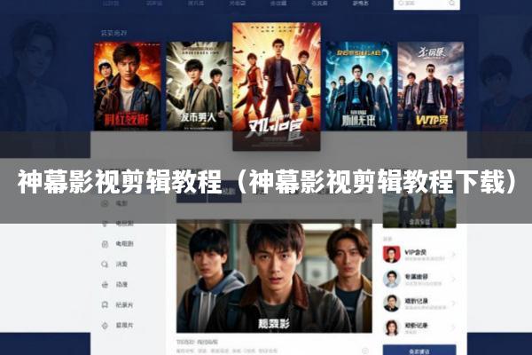 神幕影视剪辑教程(神幕影视剪辑教程下载)