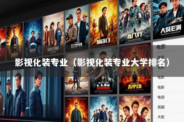 影视化装专业(影视化装专业大学排名)