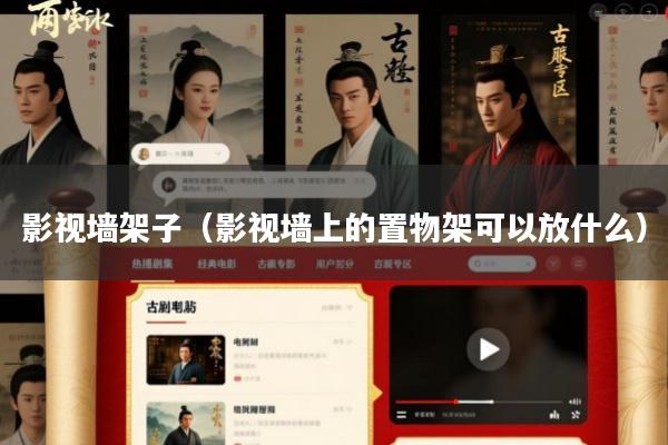 影视墙架子(影视墙上的置物架可以放什么)