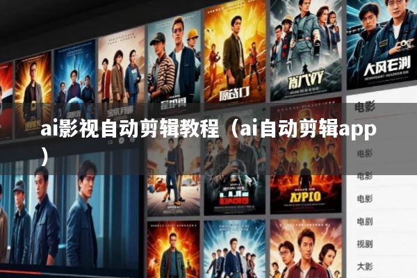 ai影视自动剪辑教程(ai自动剪辑app)