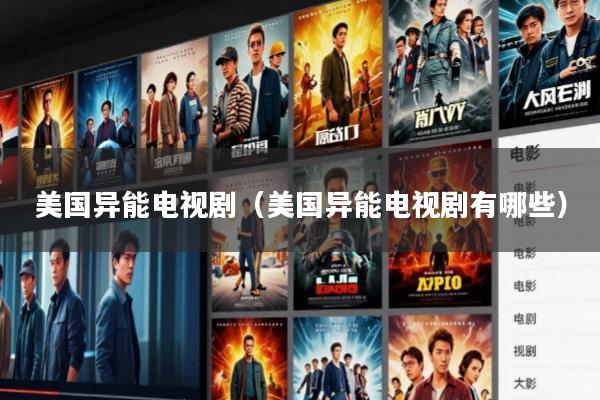 美国异能电视剧(美国异能电视剧有哪些)