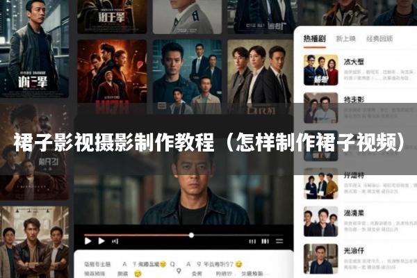 裙子影视摄影制作教程(怎样制作裙子视频)